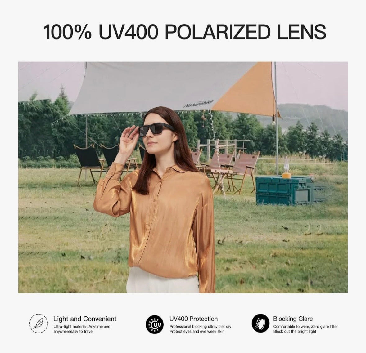 Glasses,Polarized Sunglasses with Bluetooth Speaker,Athletic/Outdoor UV Protection and Voice Control,