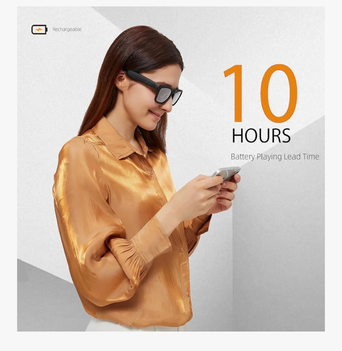 Glasses,Polarized Sunglasses with Bluetooth Speaker,Athletic/Outdoor UV Protection and Voice Control,