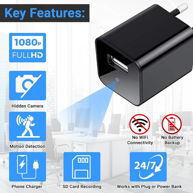 SPY CAMERA SMART CHARGER