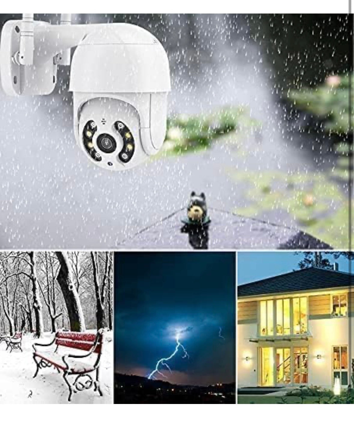 5MP WiFi Outdoor PTZ Security Camera | 360° View | Full HD | Color Night Vision
