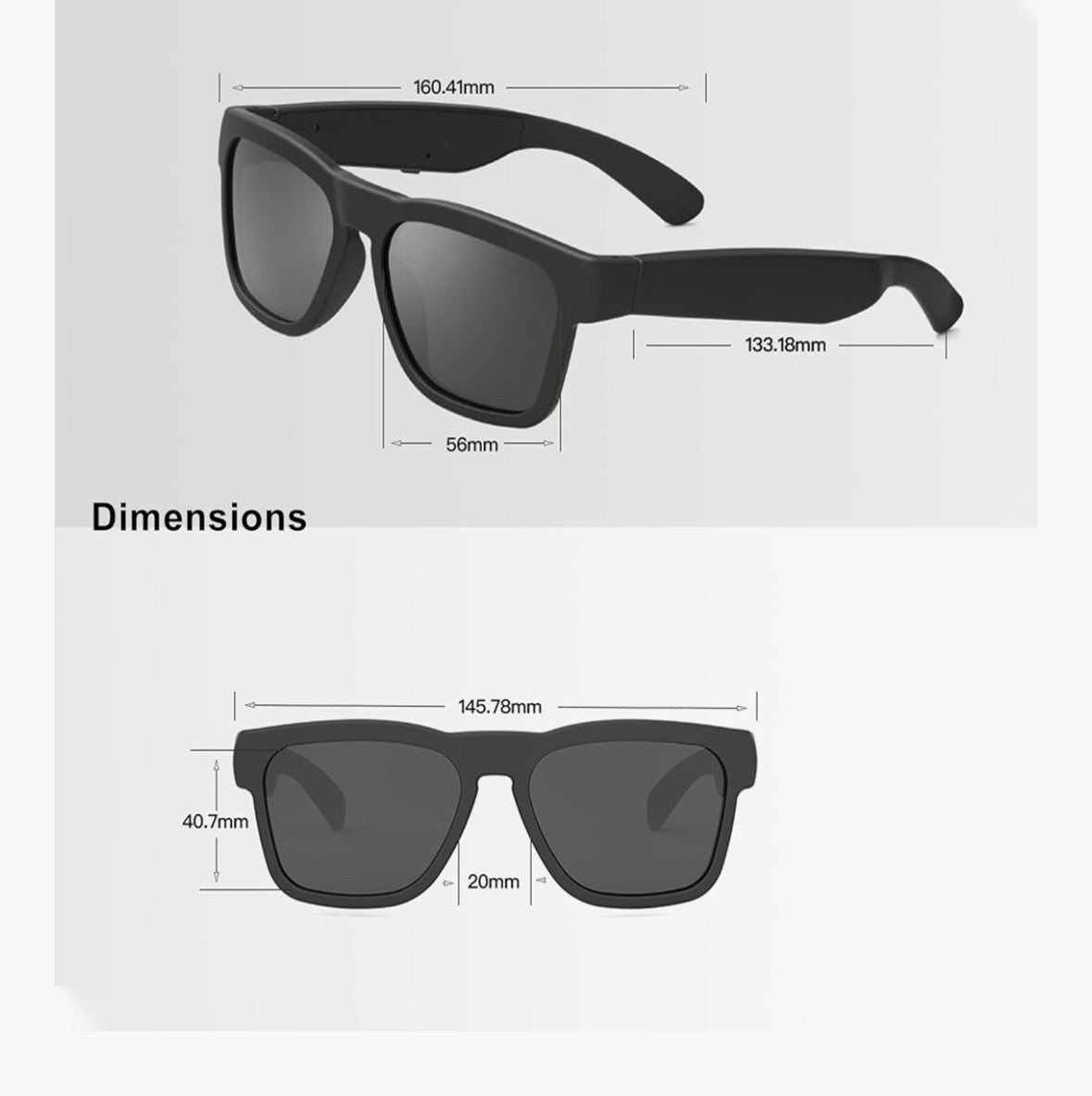 Glasses,Polarized Sunglasses with Bluetooth Speaker,Athletic/Outdoor UV Protection and Voice Control,