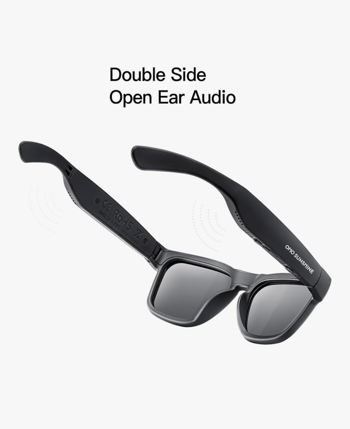 Glasses,Polarized Sunglasses with Bluetooth Speaker,Athletic/Outdoor UV Protection and Voice Control,