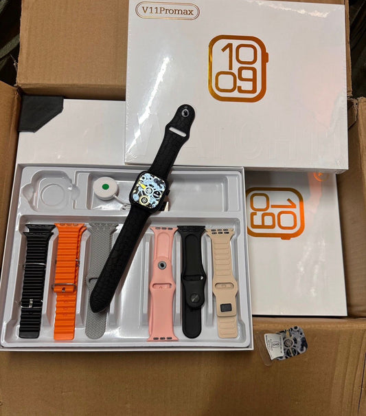 Series 11 smart watch 1 year warranty 7 strap free 🆓 🎉
