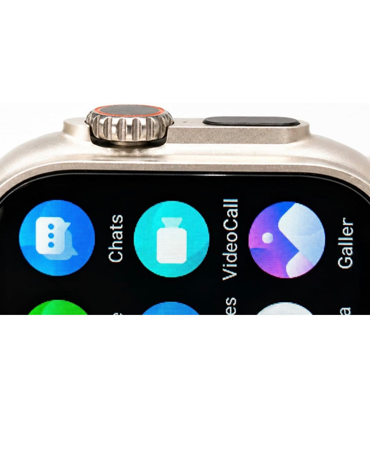 5G SIM Android Smart Watch Ultra S9 Dual Camera, 1.99 inch HD Display, Video Call, Front and Back Camera, Volte Calling, Games and Apps (4G 5G SIM Supported) Extra Band (Orange and Black)