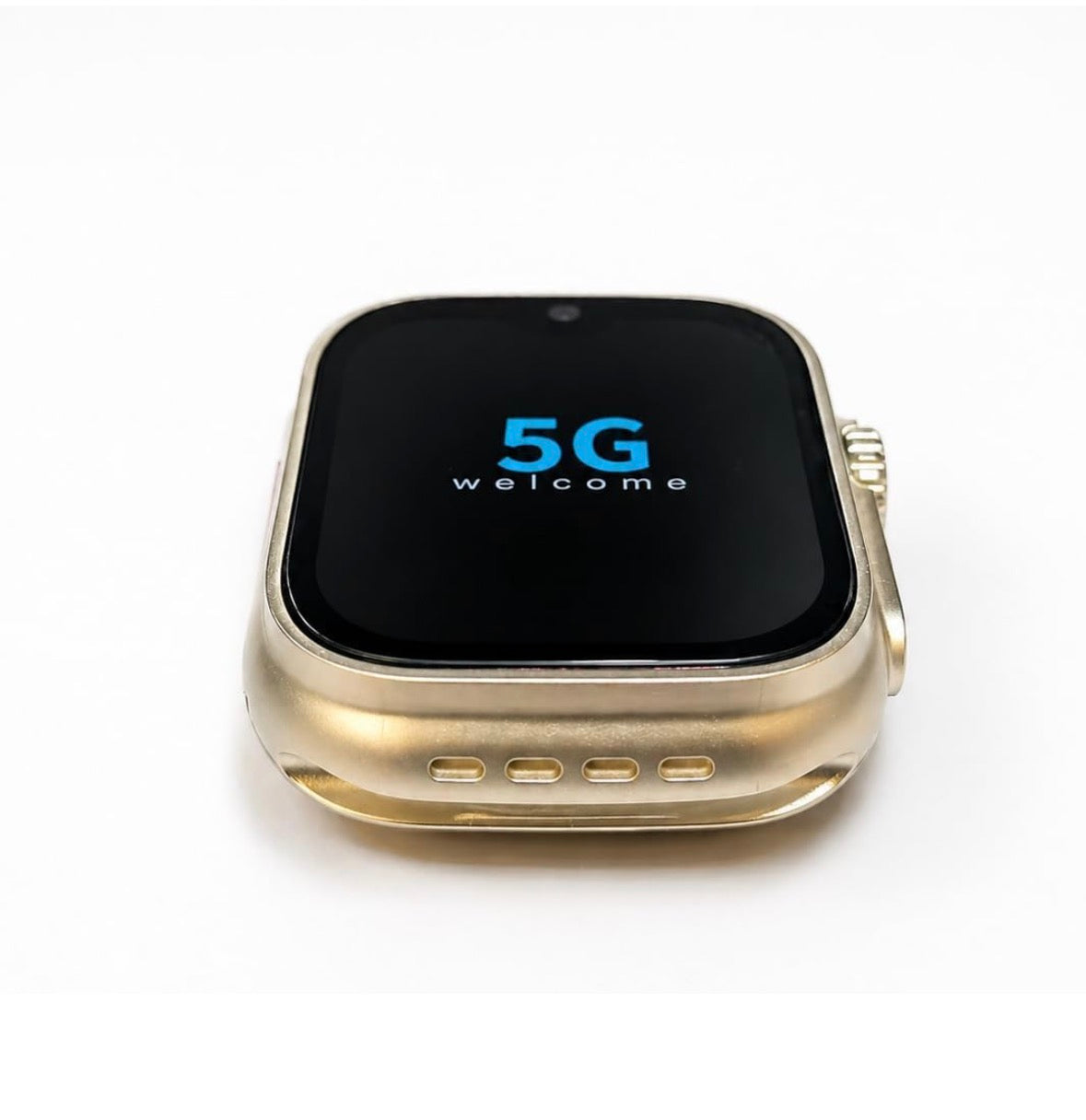5G SIM Android Smart Watch Ultra S9 Dual Camera, 1.99 inch HD Display, Video Call, Front and Back Camera, Volte Calling, Games and Apps (4G 5G SIM Supported) Extra Band (Orange and Black)