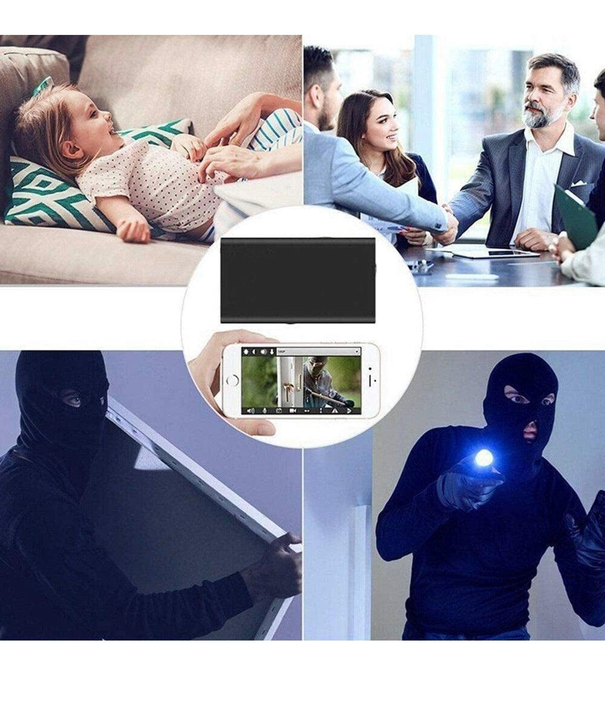 4K HD WiFi Power Bank Camera 10000 MAH 1080P Hidden HD spy Security Camera Audio & Night Vision Live Video Recorder