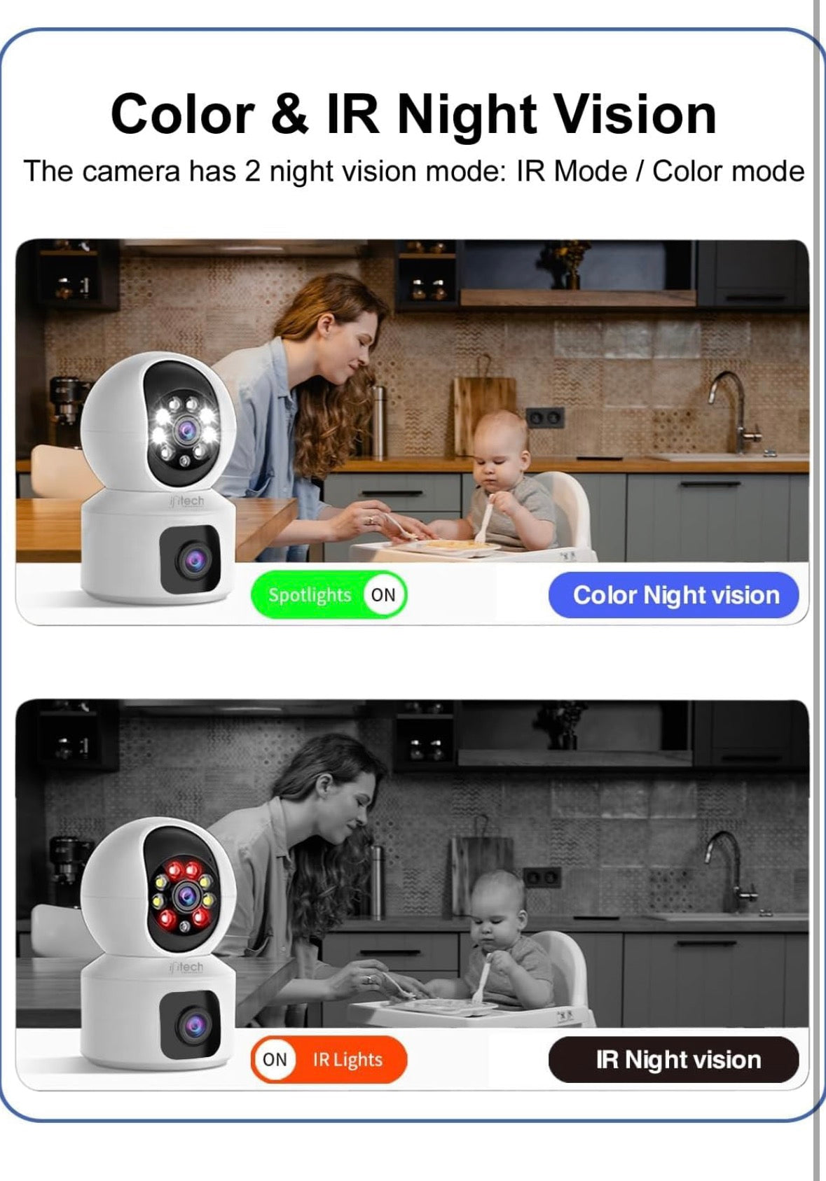 SIM CAMERA 🔥 4MP HD Smart 4G Dual-Lens CCTV Camera – 4G LTE Connectivity | 360° Coverage | Two-Way Audio | Colorful Night Vision | True Plug & Play, Easy Setup | Made in India | IFI-4G1N