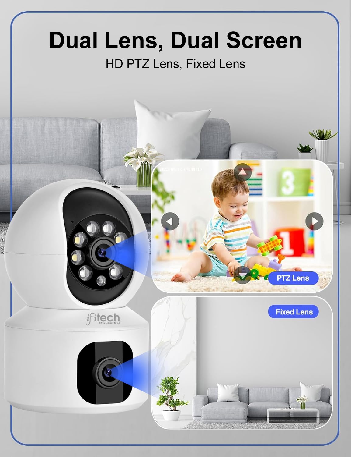 4MP Smart 4G Dual Lens CCTV Camera
