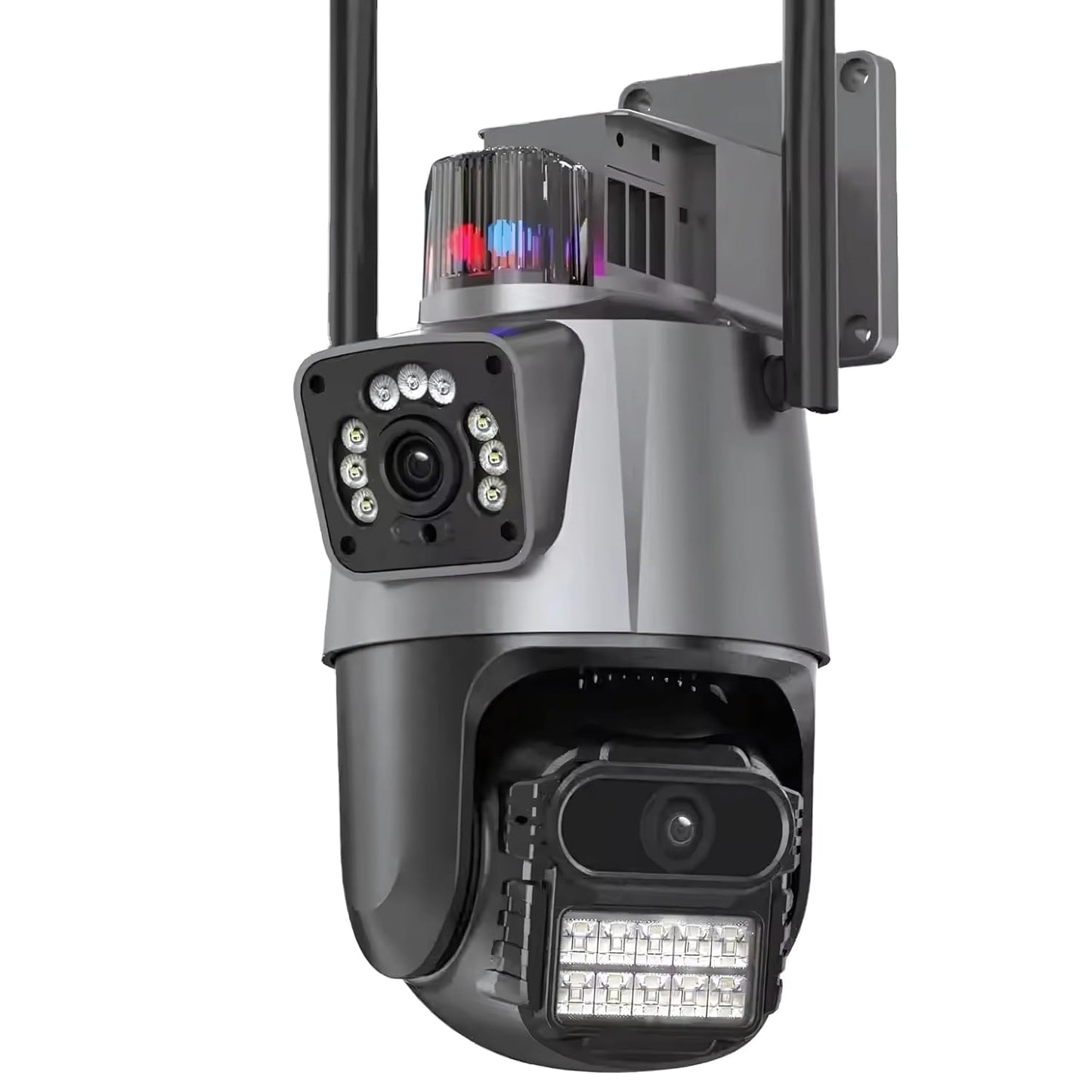 V380 Pro Camera | Dual Lens Smart Security Camera with Siren Alarm